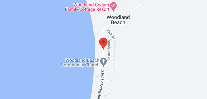 map of 2047 TINY BEACHES Road S